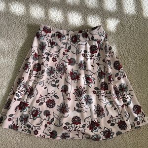 H&M: Floral Skater Skirt